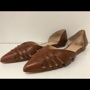 Vince Camuto, Hallie d'Orsay Flat, brown leather